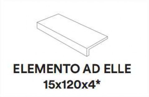 elemento ad elle 15 x 120 x 4